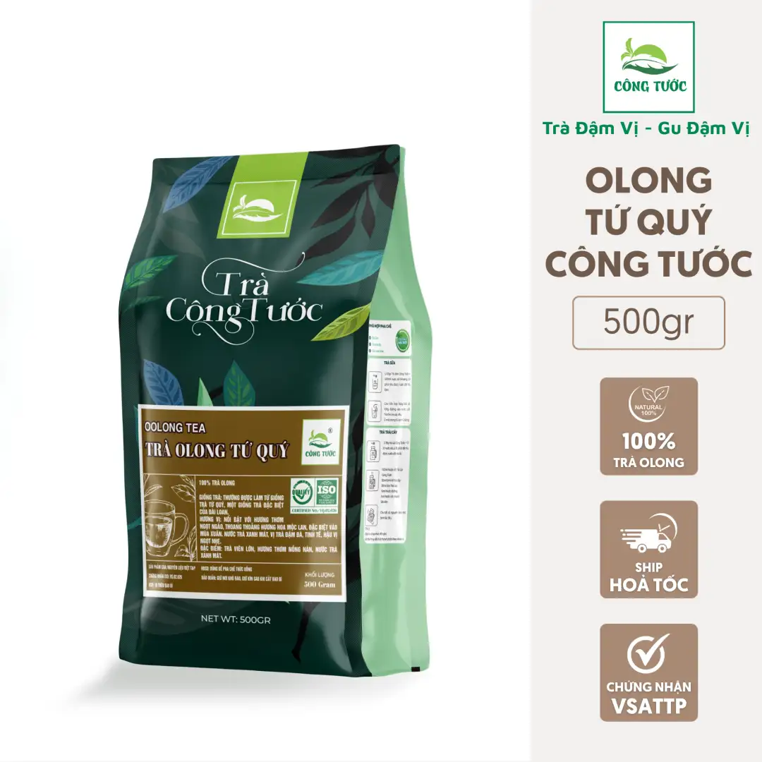 Trà Ô Long Tứ Quý Nguyên Lá