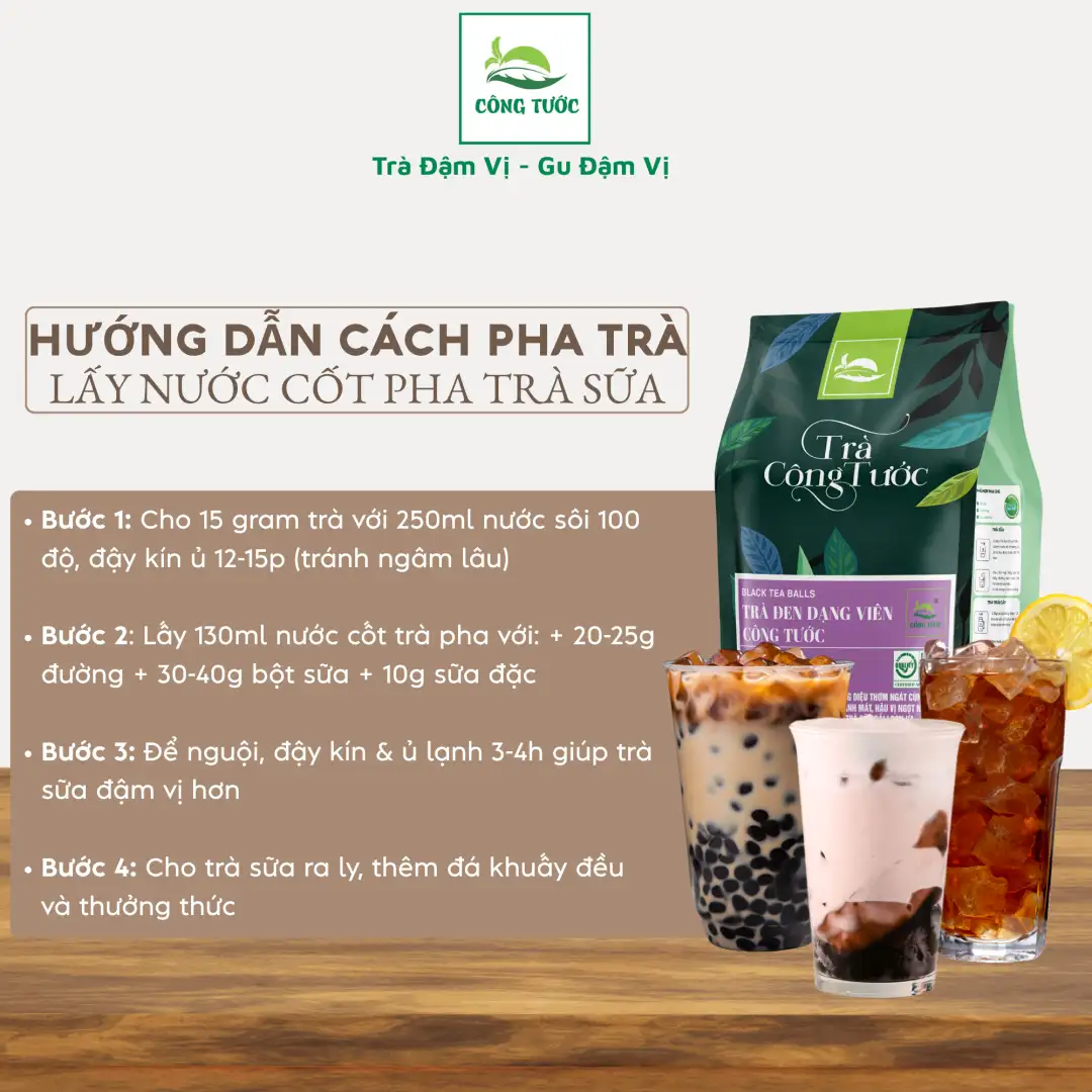 Trà đen dạng viên công tước