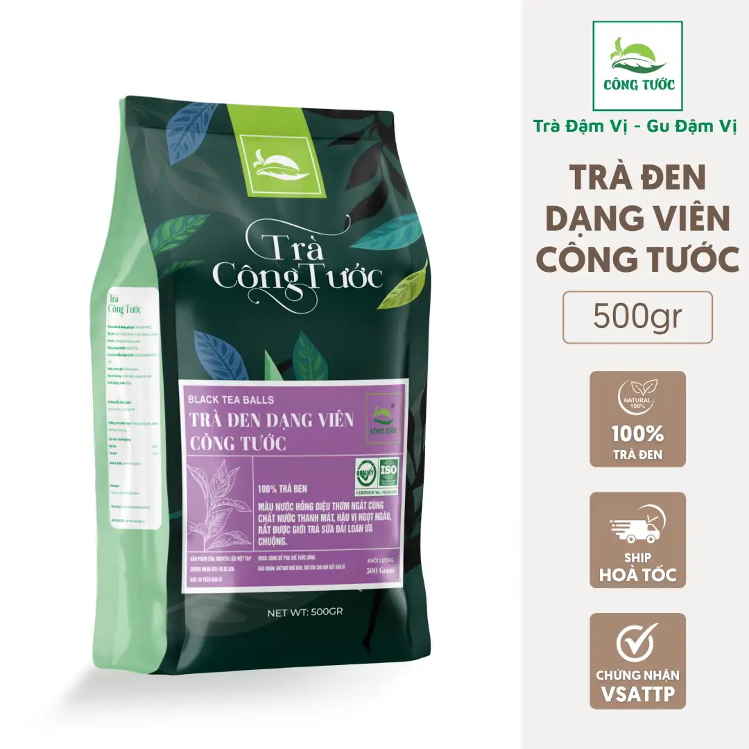 Trà Đen Dạng Viên Công Tước CTC