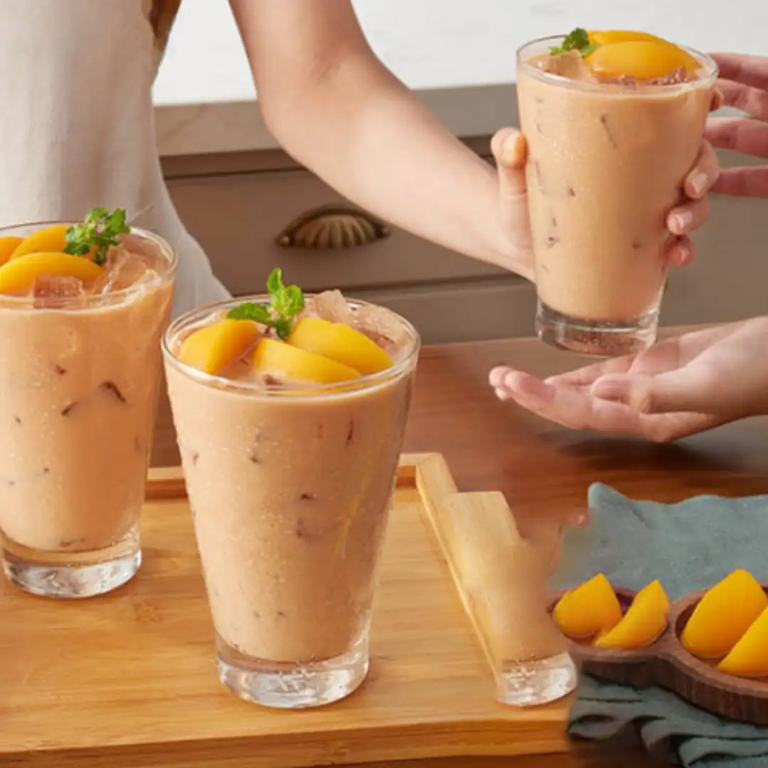 Bật Mí Công Thức Trà Sữa Đào Thơm Mát – Hòa Quyện Hương Trà Và Vị Đào Ngọt Ngào