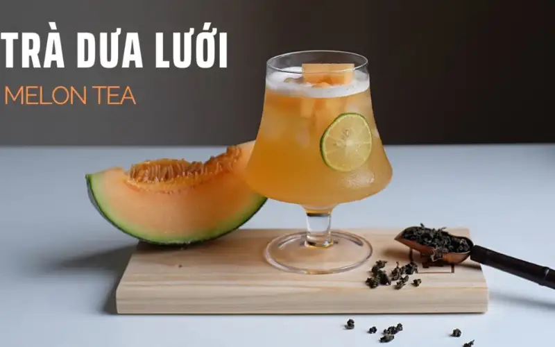 Cách Làm Trà Dưa Lưới với 4 bước Thanh Mát