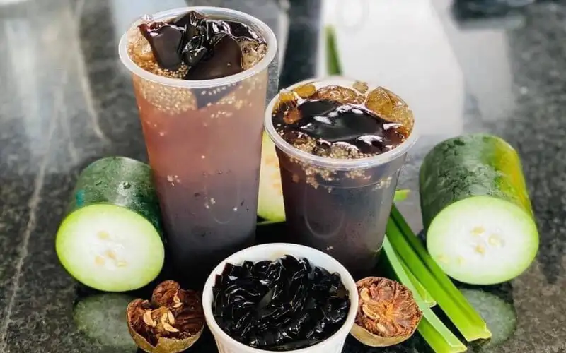 Cách làm trà bí đao hạt chia