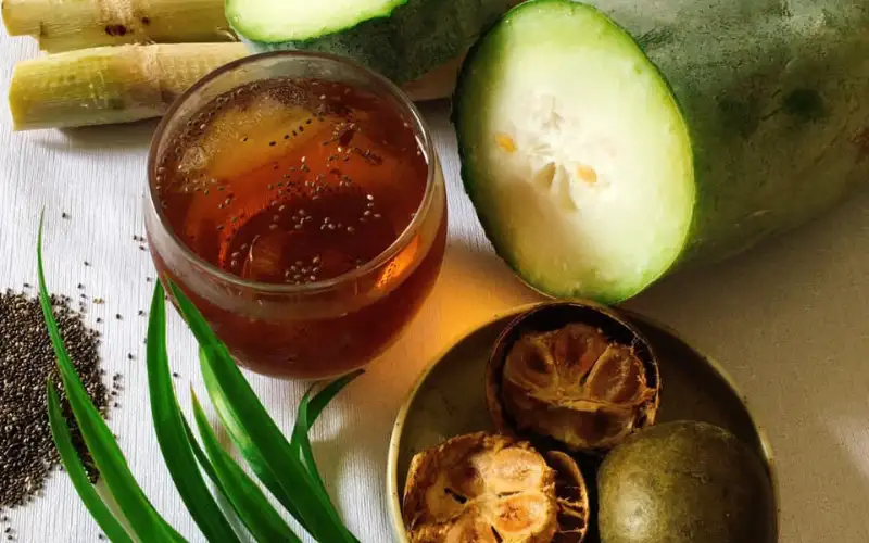 Cách làm trà bí đao hạt chia