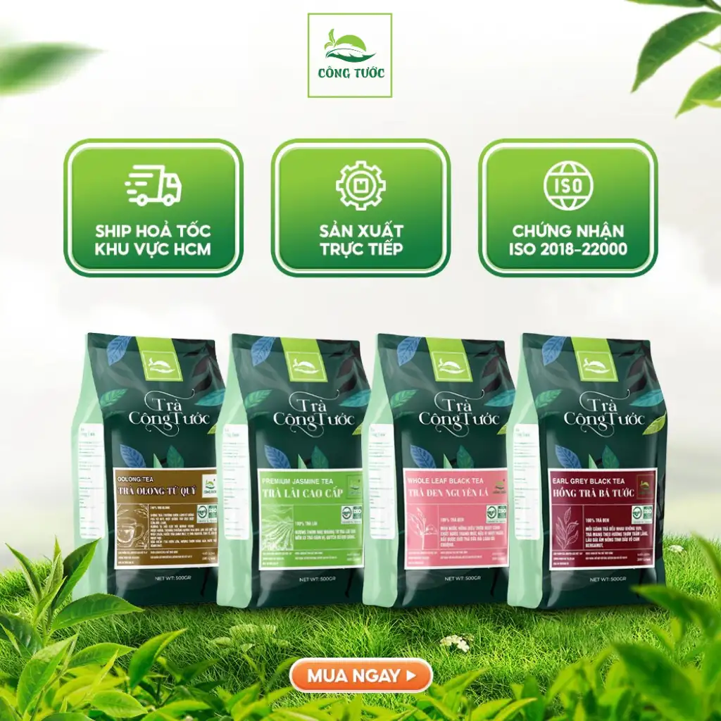 Sản phẩm Trà Pha Chế của Trà Công Tước từ Từ Bảo Lộc