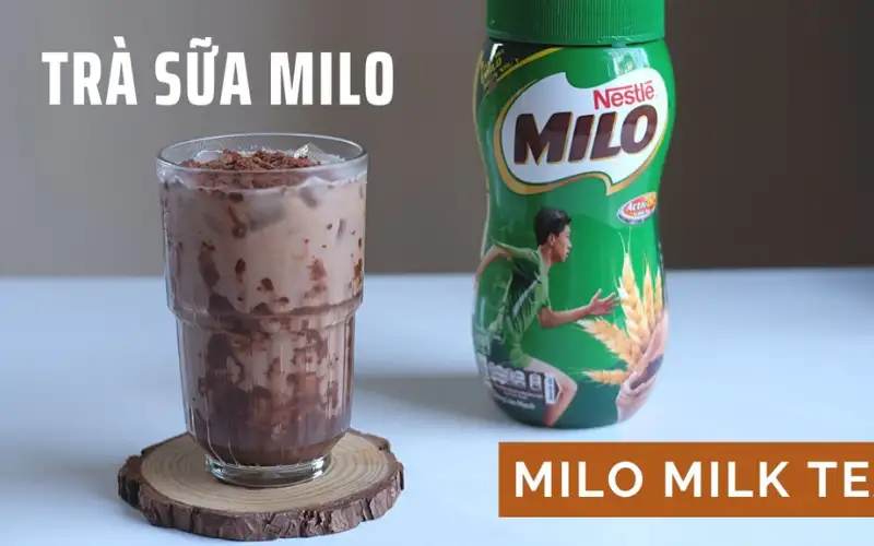Pha Trà Sữa Milo Đậm Vị, Không Bị Nhạt Vị Trà