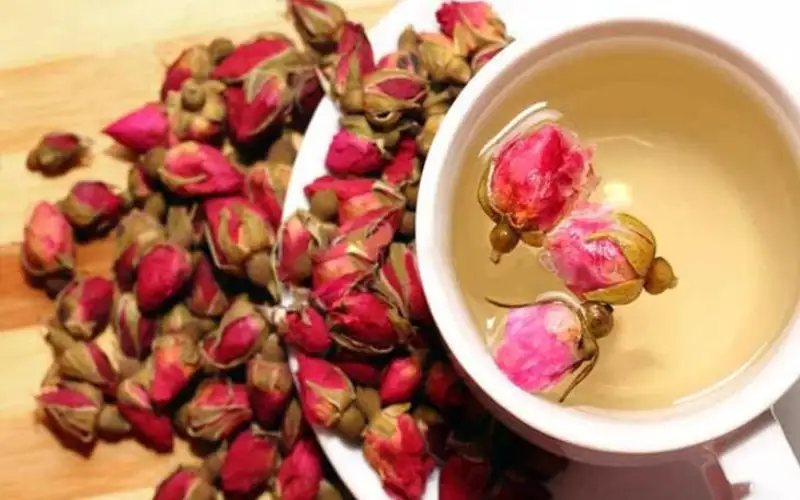 trà dưỡng nhan hoa hồng thơm ngon