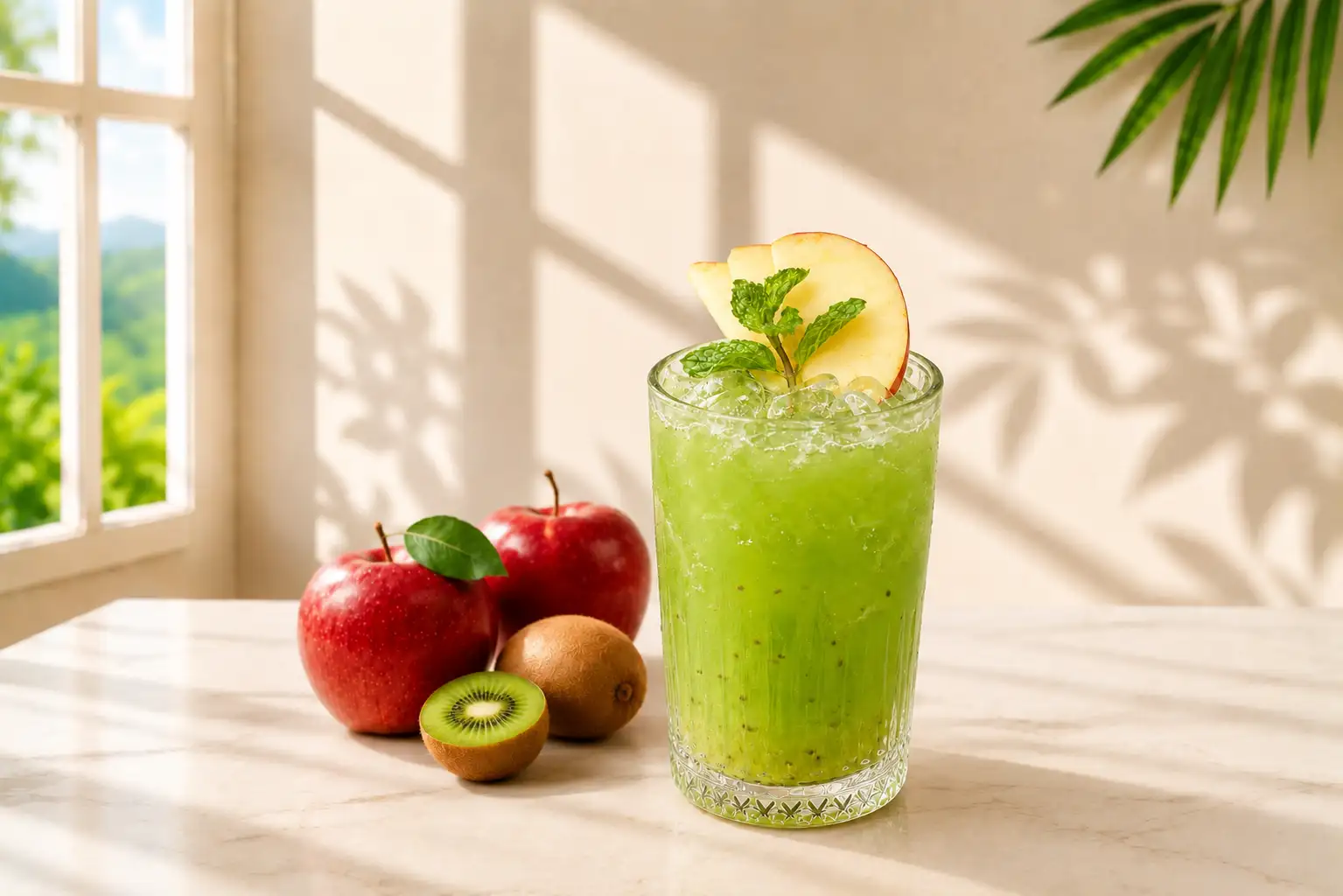 Công thức Trà Kiwi Táo chuẩn với Trà Lài Cao Cấp Công Tước