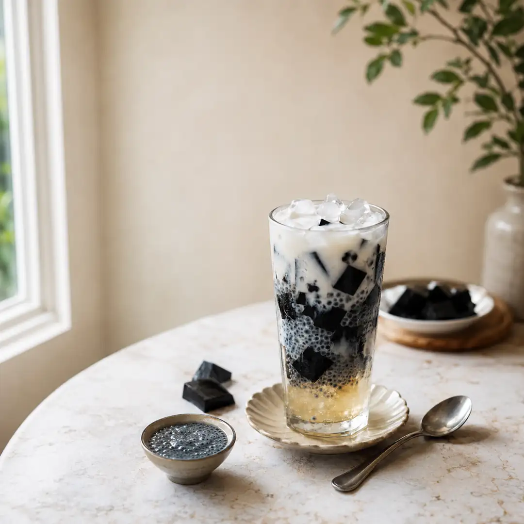 sươmg sáo nước cốt dừa hạt é