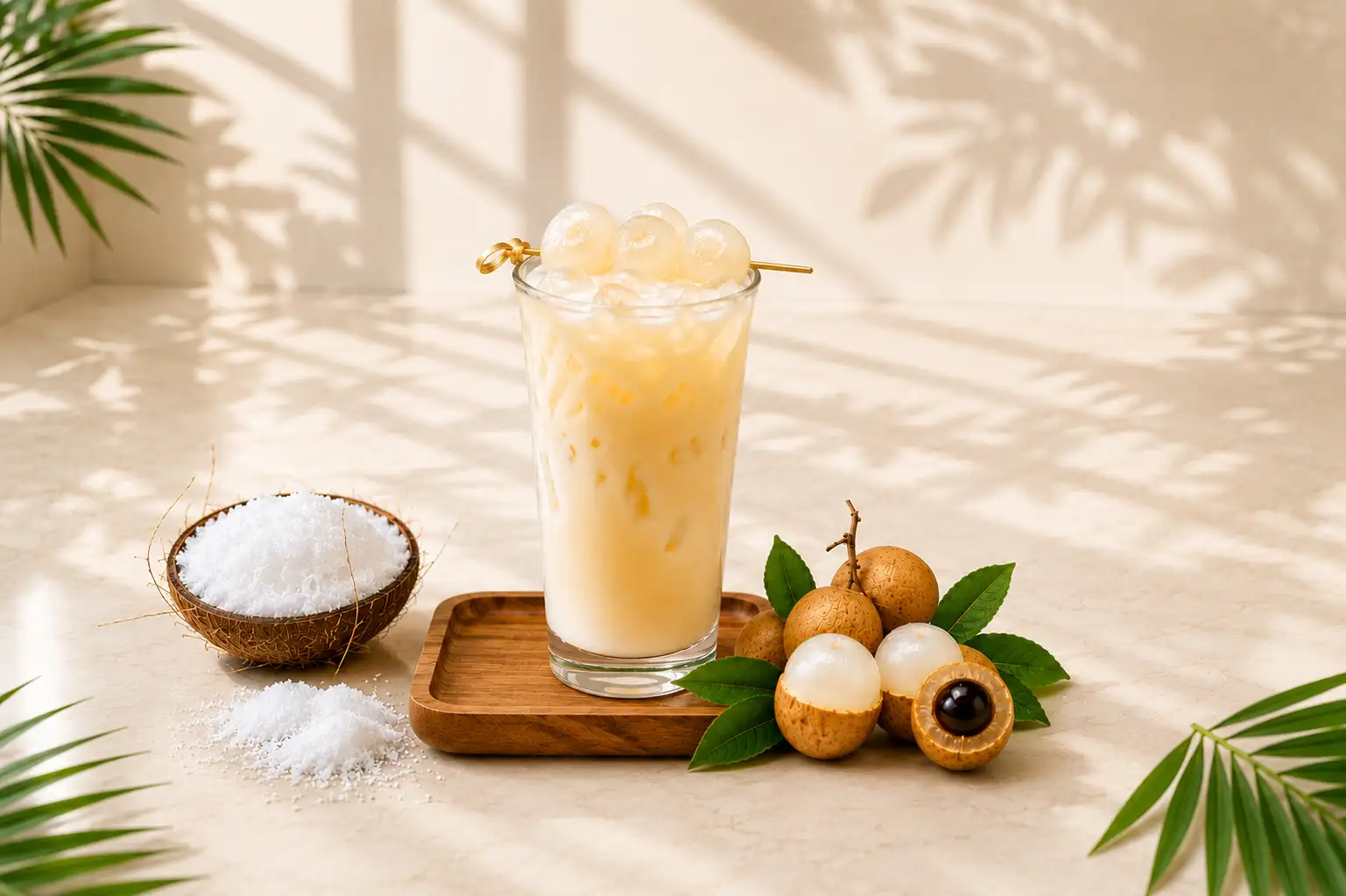 Công thức Thanh Nhãn Cốt Dừa chuẩn với Trà Lài Công Tước
