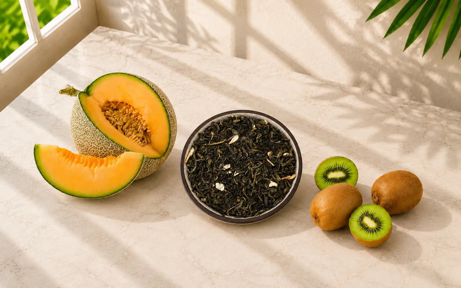 Khám phá công thức Trà Kiwi Dưa Lưới với Trà Công Tước