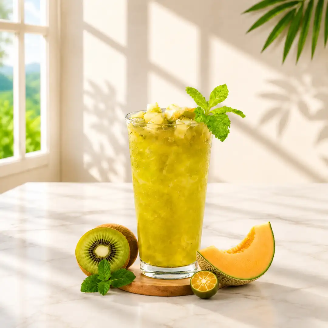 Khám phá công thức Trà Kiwi Dưa Lưới với Trà Công Tước