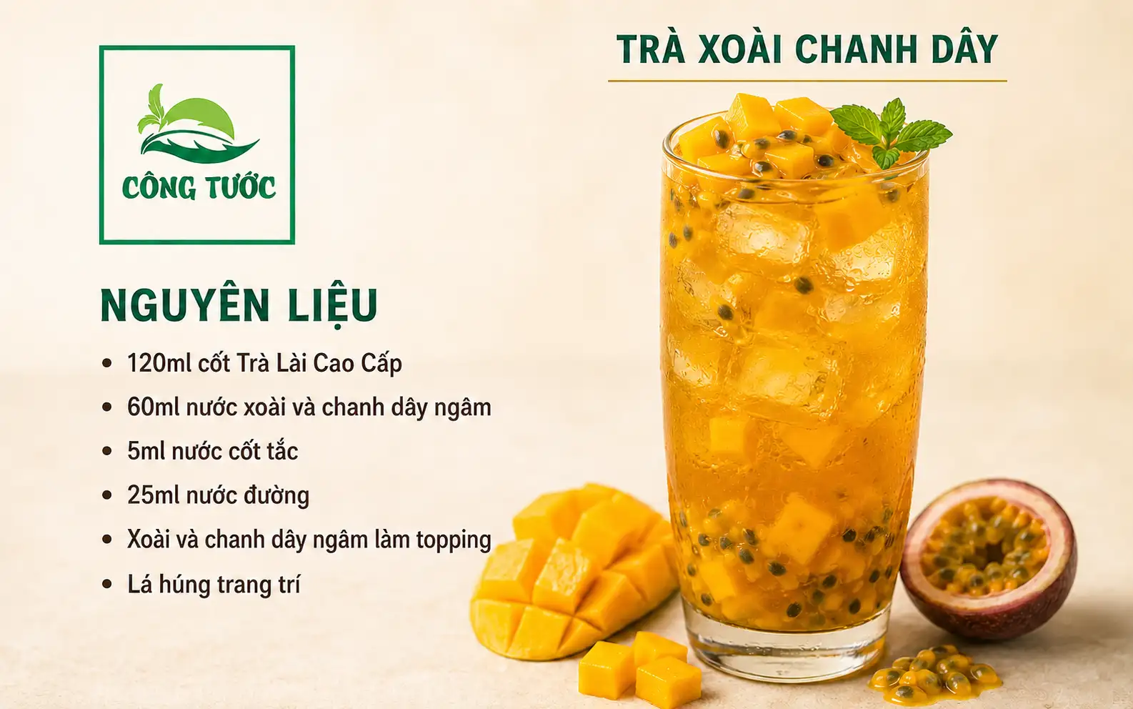 trà xoài chanh dây