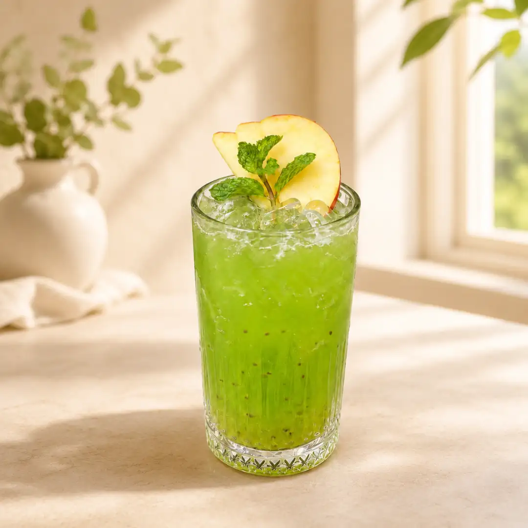Công thức Trà Kiwi Táo chuẩn với Trà Lài Cao Cấp Công Tước