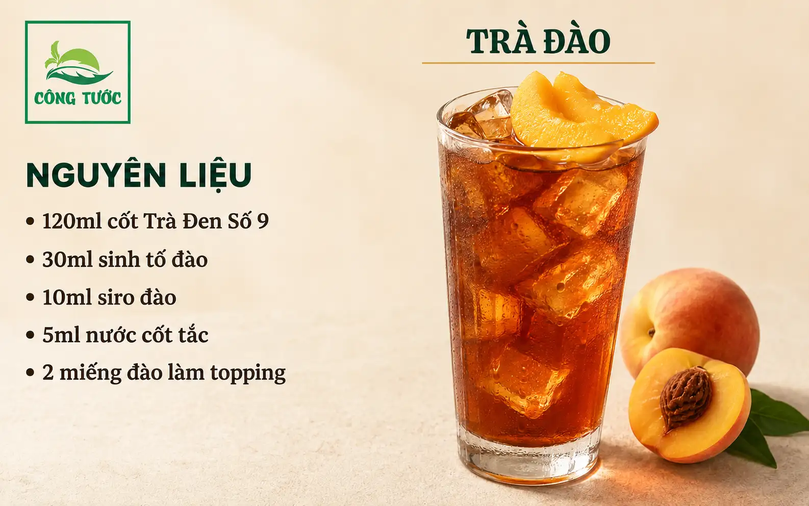 trà đào