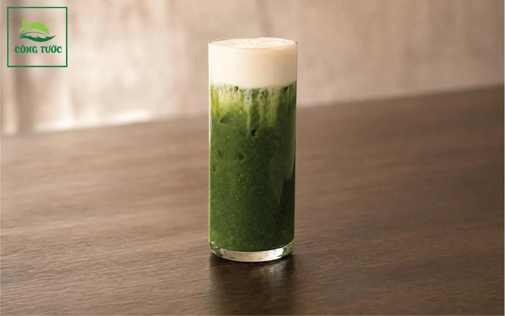 Rau Má Đậu Xanh Macchiato
