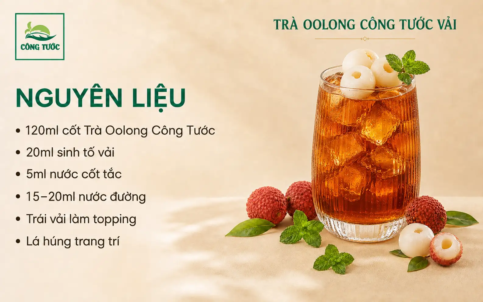 trà oolong công tước vải