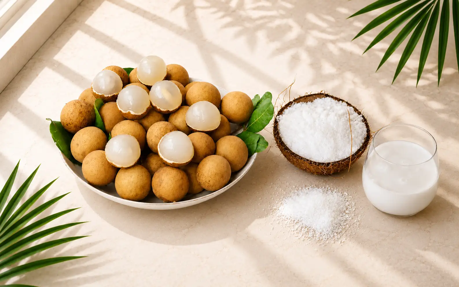 Công thức Thanh Nhãn Cốt Dừa chuẩn với Trà Lài Công Tước
