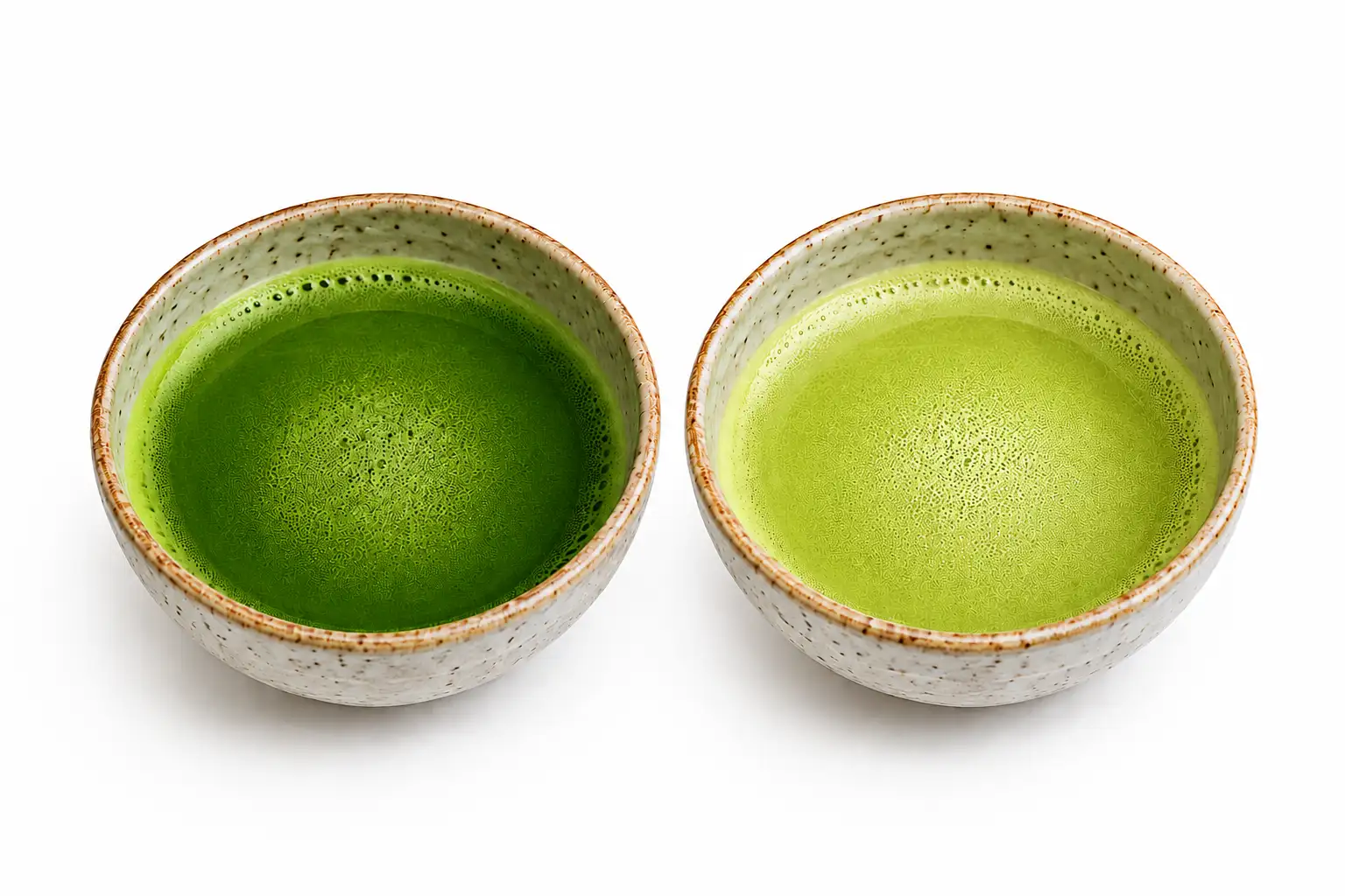 So Sánh Matcha Trà Xanh Và Matcha Oolong