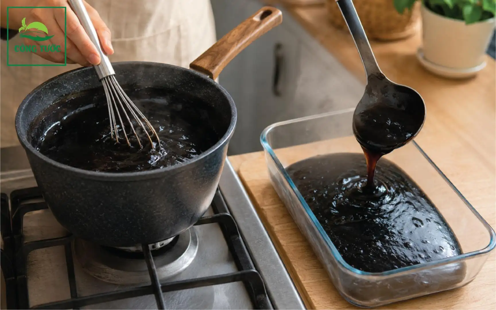 Sương Sáo Nước Cốt Dừa Hạt É