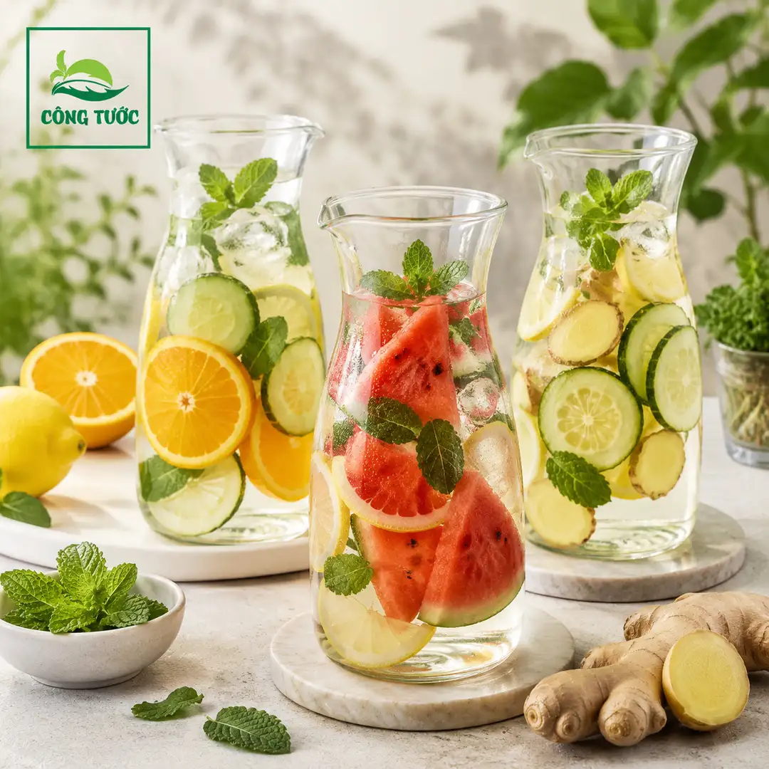 Nước Chanh Ngâm Trái Cây