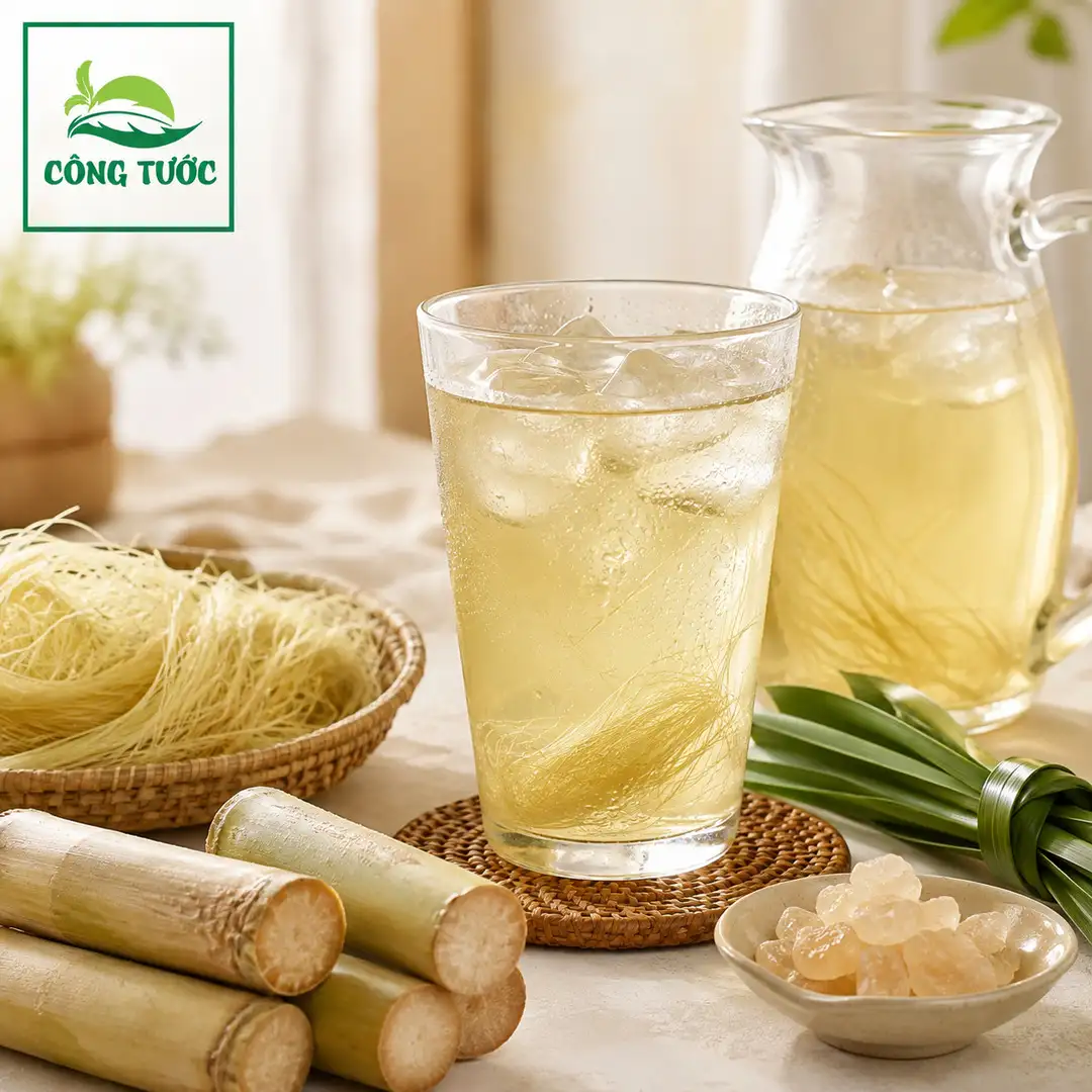 Nước Râu Bắp Mía Lau