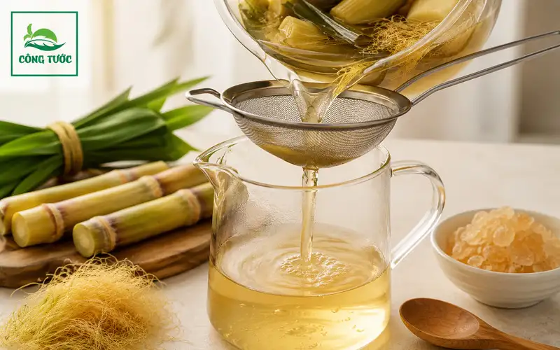 Nước Râu Bắp Mía Lau