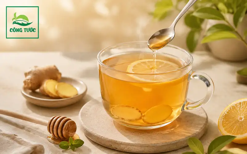 Trà Gừng Mật Ong Chanh