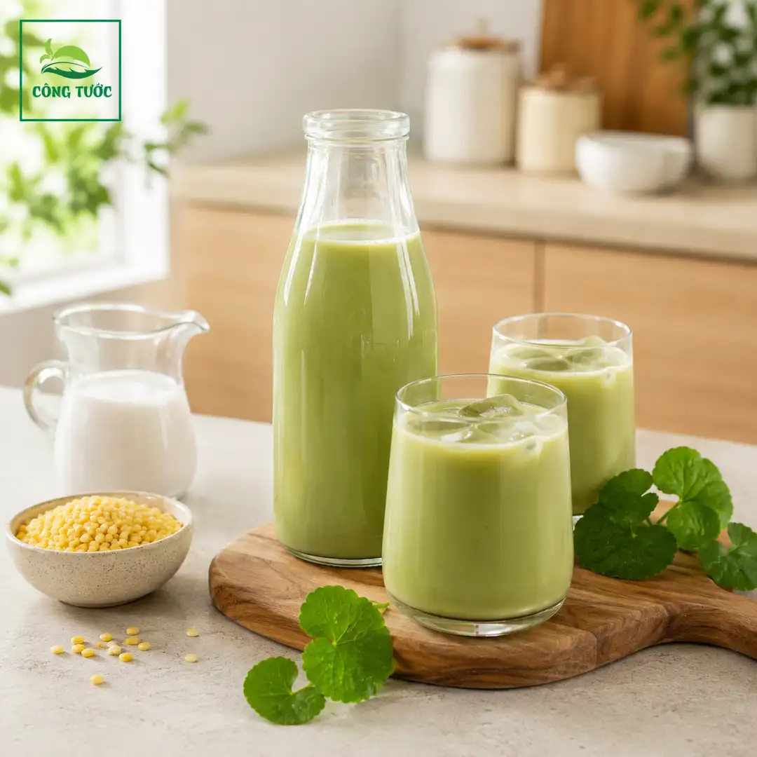 Rau Má Đậu Xanh Nước Cốt Dừa