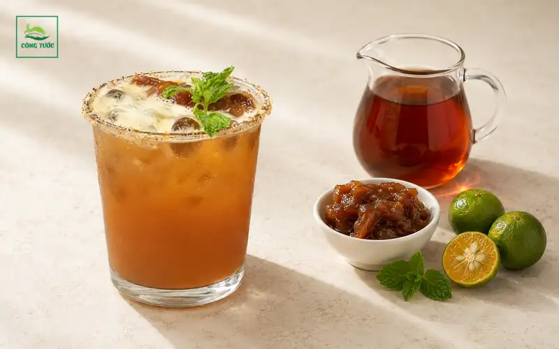 Hồng Trà Đá Me