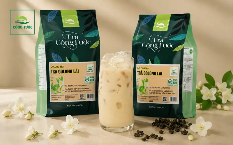Trà Sữa Oolong Lài