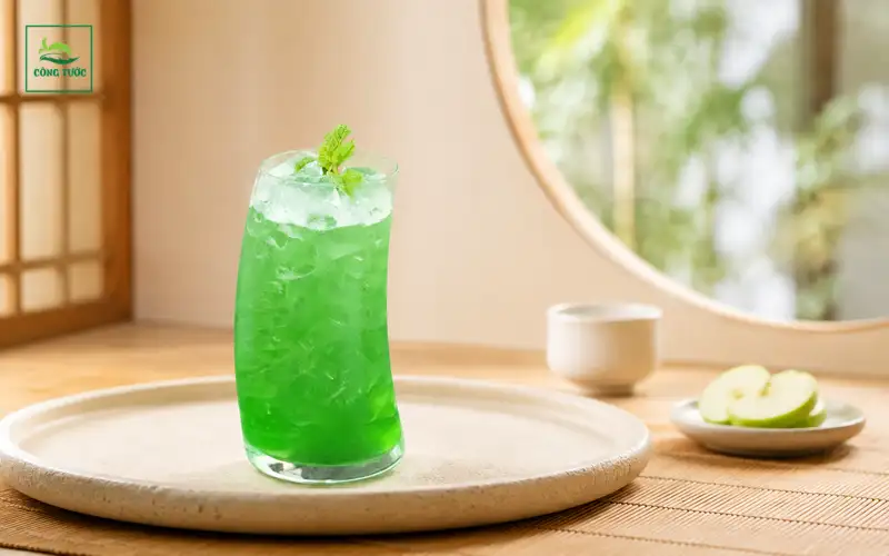 Trà Táo Xanh Bạc Hà