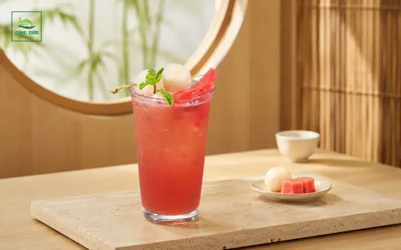 Trà Vải Dưa Hấu