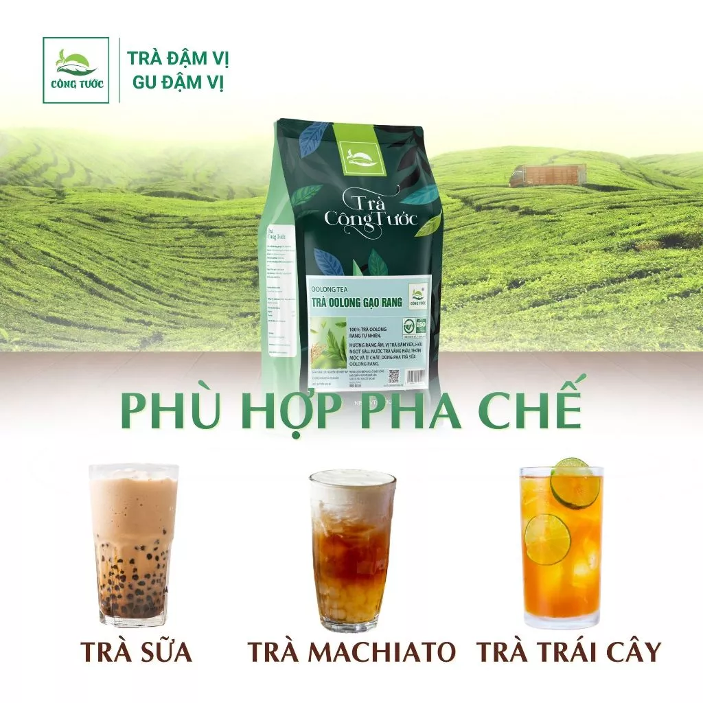 Oolong Gạo Rang