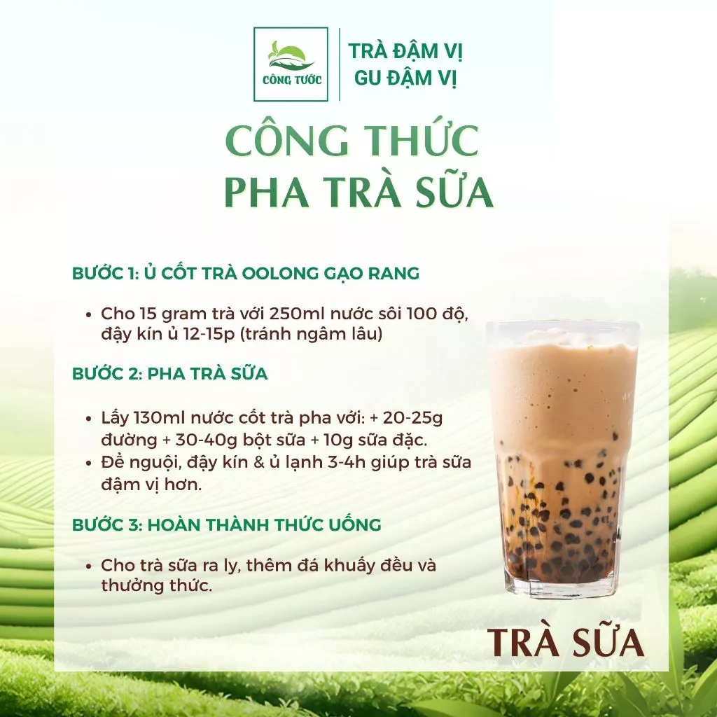 Oolong Gạo Rang