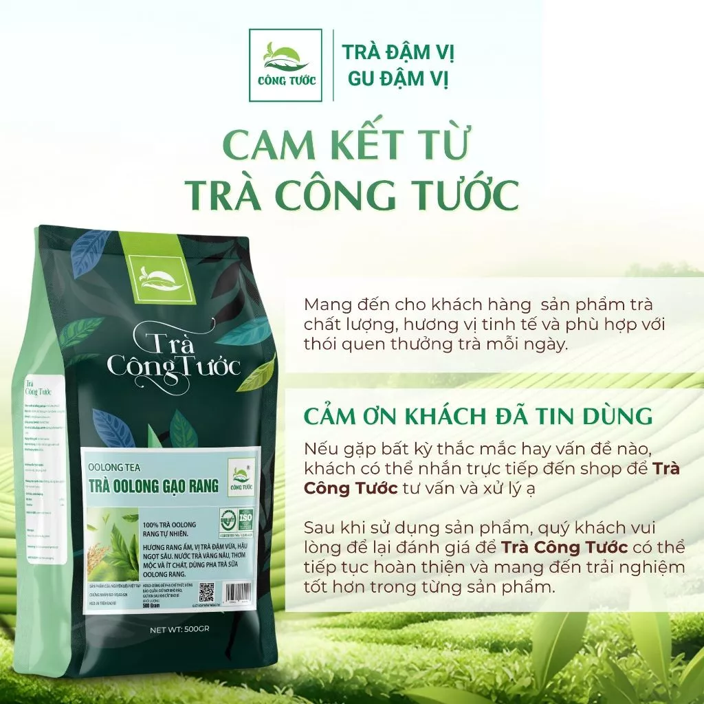 Oolong Gạo Rang