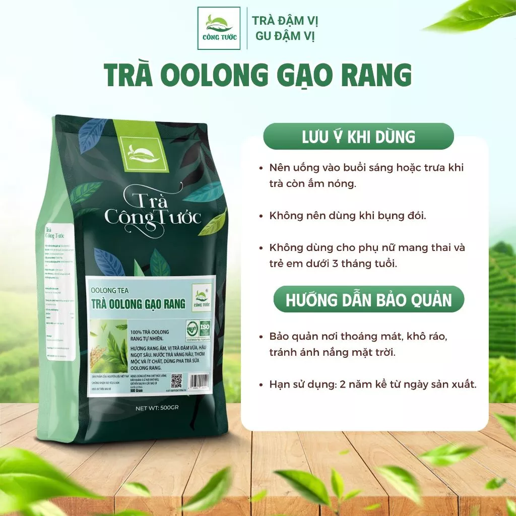 Oolong Gạo Rang