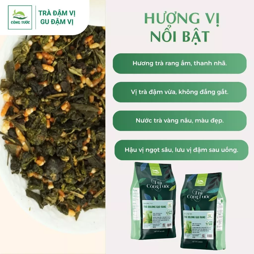 Oolong Gạo Rang