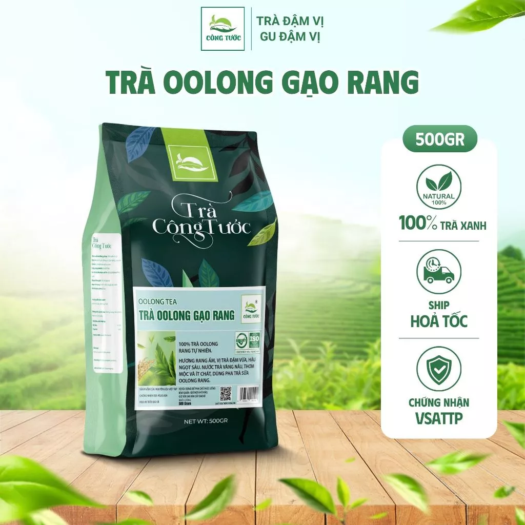 Oolong Gạo Rang